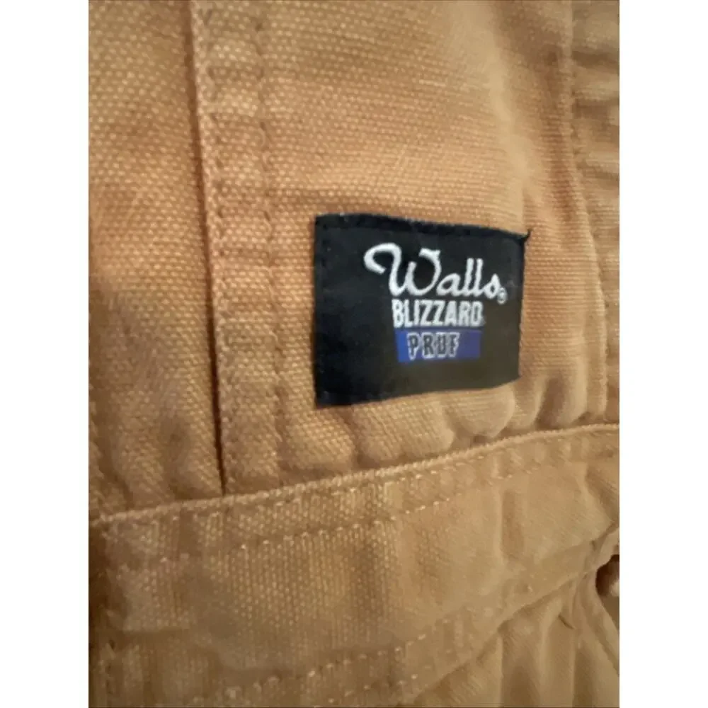 WALLS Blizzard Pruf Insulated Duck Work Bib Overalls Youth Kids 12/14 Pockets +